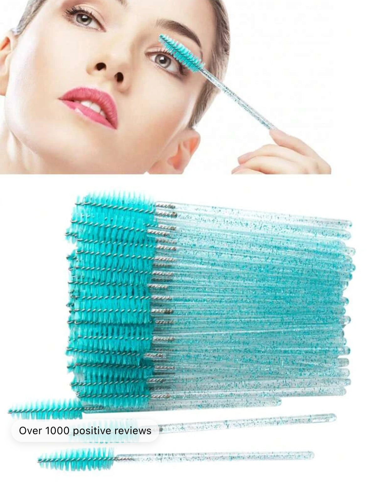 50pcs Disposable Eyelash Brush Random colour
